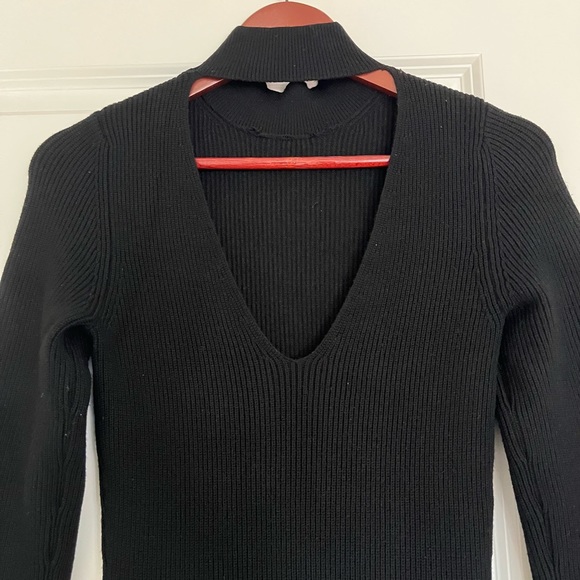 Wilfred Pinot Longsleeve dress in black - Picture 6 of 8